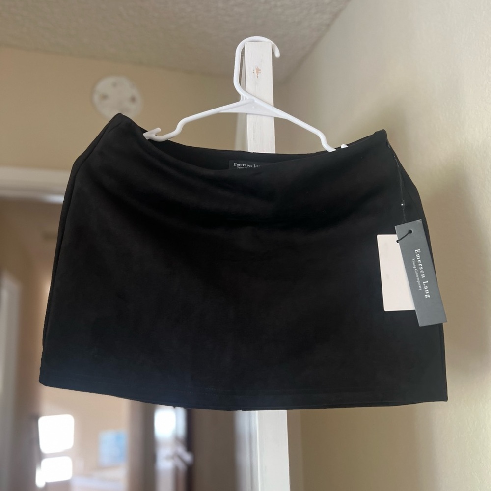 Emerson Lang Black Mini Skirt
